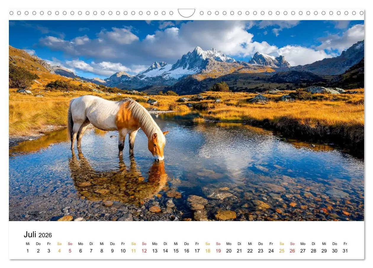 Bild: 9783457310670 | Westernwelt (Wandkalender 2026 DIN A3 quer), CALVENDO Monatskalender